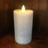 Flameless Pillar Candle - Mirage Gold - Warm Sand - 5in X 3in