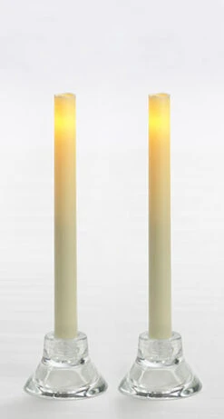 Flameless Taper Candle - Candle Impressions - Cream - 9in - 2pk