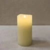 Battery Pillar Candle With Timer - 2x4 - Ivory