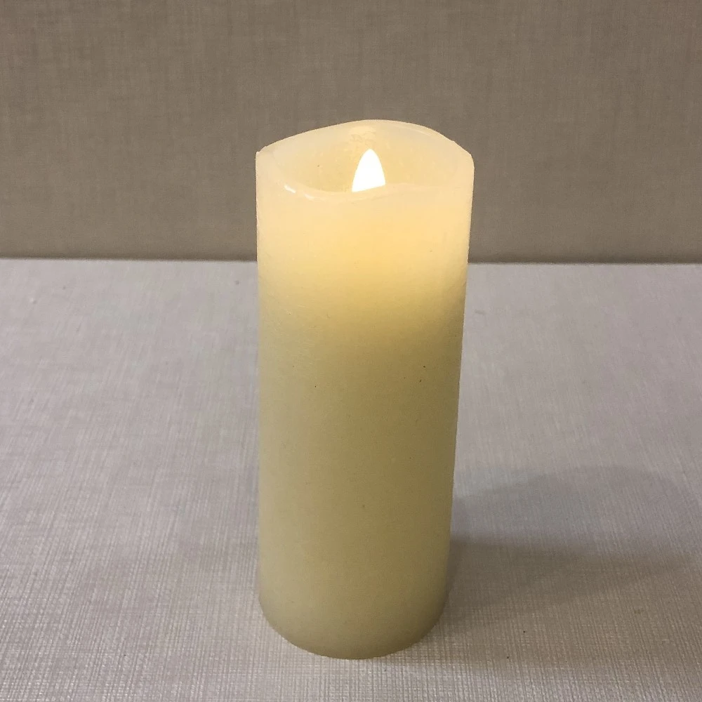 Battery Pillar Candle With Timer - 2x5 - Ivory 1 Battery Pillar Candle With Timer - 2x5 - Ivory