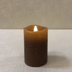 Battery Votive Candle With Timer - 2x3 - Spice