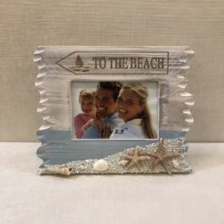 Beach Picture Frame - To The Beach - Holds 5in X 3.5in Photo