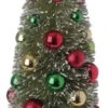 Bottle Brush Tree - Sisal Tree With Ornaments - 15in