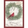 Boxed Christmas Cards - "Wreath With A Cardinal"