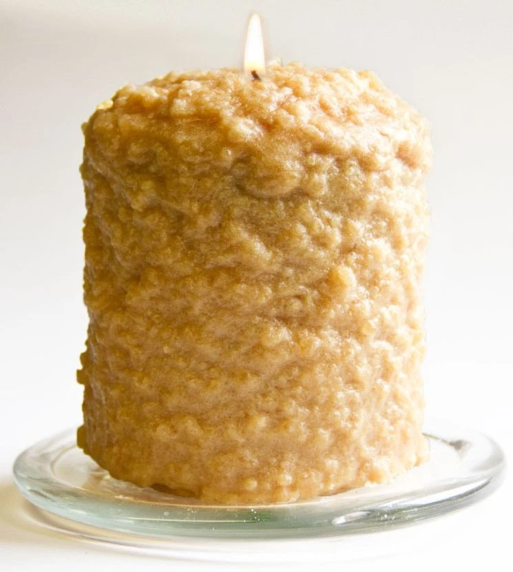 Cake Candle - Belgian Pecan Waffle - 5in X 4.5in 1 Cake Candle - Belgian Pecan Waffle - 5in X 4.5in