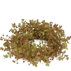 Rust Leaf Candle Ring - Eucalyptus - Rust - 4in