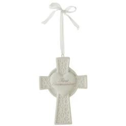 Christmas Ornament - Cross - First Communion Ornament
