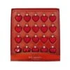 Glass Ornament - Mini Red Hearts - Set Of 20