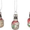 Christmas Ornament - "Miniature Snowman Ornament Set" - Set Of 6