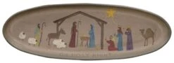 Decorative Wooden Tray - Oh Holy Night - 20.5in