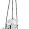 Door Hanger With Bells - Silver - 20in