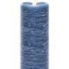 Flameless Pillar Candle - Mirage Gold - Aegean Blue - 7in X 3in