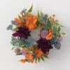 Floral Candle Ring - Dahlia/Wildflower Mix - 4.5in