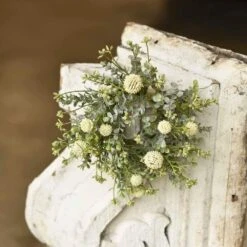 Floral Candle Ring - Garden Bliss Cream - 3in