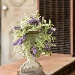 Floral Candle Ring - Wild Wonder Purple - 3in