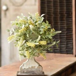 Floral Candle Ring - Wild Wonder Yellow - 3in