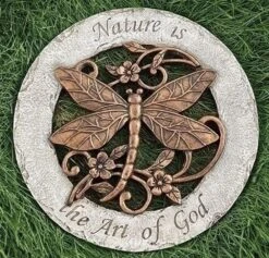 Garden Stepping Stone - Dragonfly - 12.2in