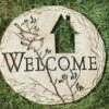 Garden Stepping Stone - Welcome - 12in