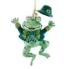 Glass Ornament - Irish Frog - 4.5in