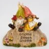 Gnome Sweet Gnome Decorative Garden Stone - 8in