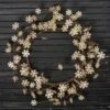 Holiday Artificial Wreath - Vintage Snowflake - 20 Inch