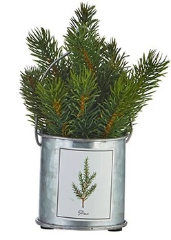 Holiday Botanicals Arrangement - Winter Pine Tin - 7.5 Inch 6 Holiday Botanicals Arrangement - Winter Pine Tin - 7.5 Inch -Cheap Decor Things Store holiday botanicals arrangement winter pine tin 7 5 inch 10