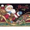 Lang Boxed Christmas Cards - Believe Santa - Susan Winget