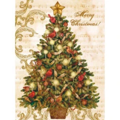 Lang Boxed Christmas Cards - Christmas Tree - Tim Coffey
