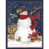 Lang Boxed Christmas Cards - Snowman Scarf - Susan Winget