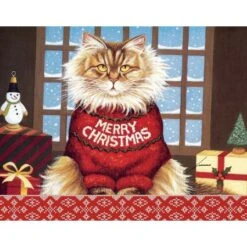 Lang Boxed Christmas Cards - Squeaky's Christmas - Lowell Herrero
