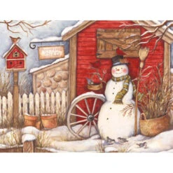 Lang Boxed Christmas Cards - Winter Barn - Susan Winget