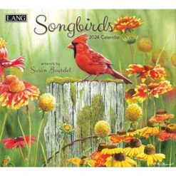 Lang Calendar - 2024 - Songbirds - Susan Bourdet