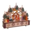 Lit Christmas Nativity Table Decor - Wooden - Battery-Operated LED - 11in