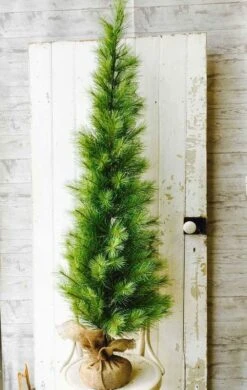 Long Needle Pine Twig Tree - Table Top Christmas Tree - 5 Foot