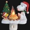 Night Light - Snoopy & Woodstock Campfire Night Light