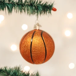 Old World Christmas Glass Ornament - Basketball