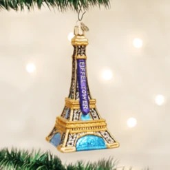 Old World Christmas Glass Ornament - Eiffel Tower