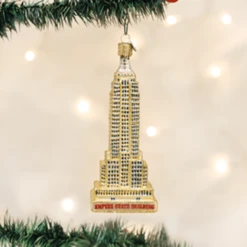 Old World Christmas Glass Ornament - Empire State Building