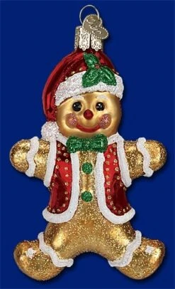 Old World Christmas Glass Ornament - Gingerbread Boy