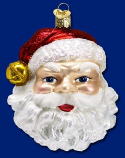 Old World Christmas Glass Ornament - Jingle Bell Santa
