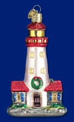 Old World Christmas Glass Ornament - Lighthouse