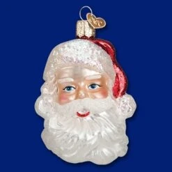 Old World Christmas Glass Ornament - Mid Century Santa