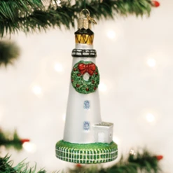 Old World Christmas Glass Ornament - Ocracoke Lighthouse