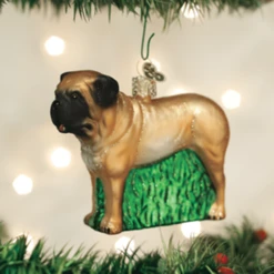Old World Christmas Glass Ornament - English Mastiff