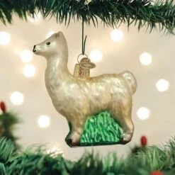 Old World Christmas Glass Ornament - Llama