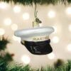 Old World Christmas Glass Ornament - Marines Cap