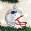 Old World Christmas Glass Ornament - New England Patriots Helmet