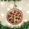 Old World Christmas Glass Ornament - Pizza Pie