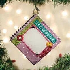 Old World Christmas Glass Ornament - Scrapbook