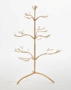 Ornament Holder Tree - Multiple Ornaments - Gold - 25 Inch
